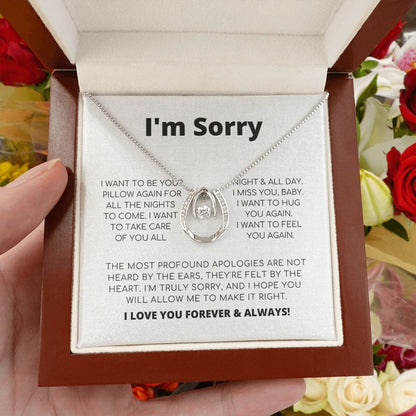 Lucky In Love - Apology Necklace For Her
