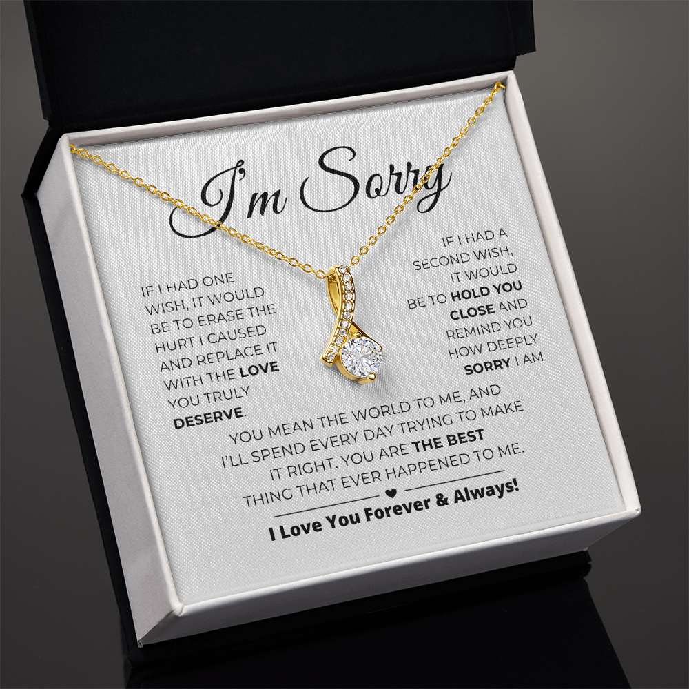 I'm Sorry - You Mean The World To Me - Alluring Beauty Necklace