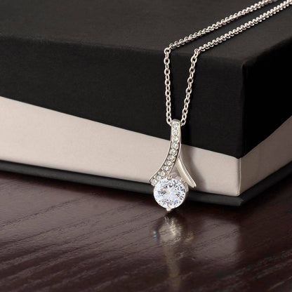 Apology Gift For Her - I Regret My Hurtful Actions - Alluring Beauty Necklace with Message Card