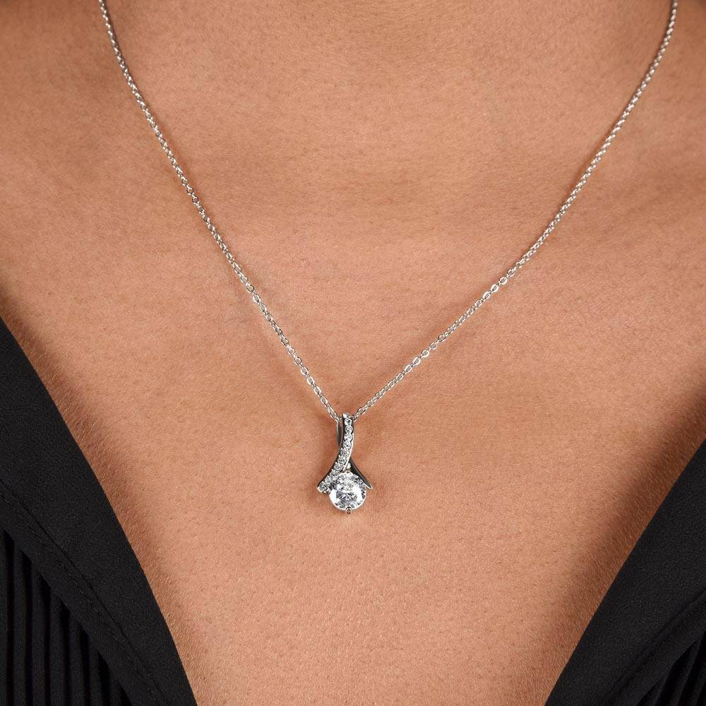 Apology Gift For Her - I Regret My Hurtful Actions - Alluring Beauty Necklace with Message Card