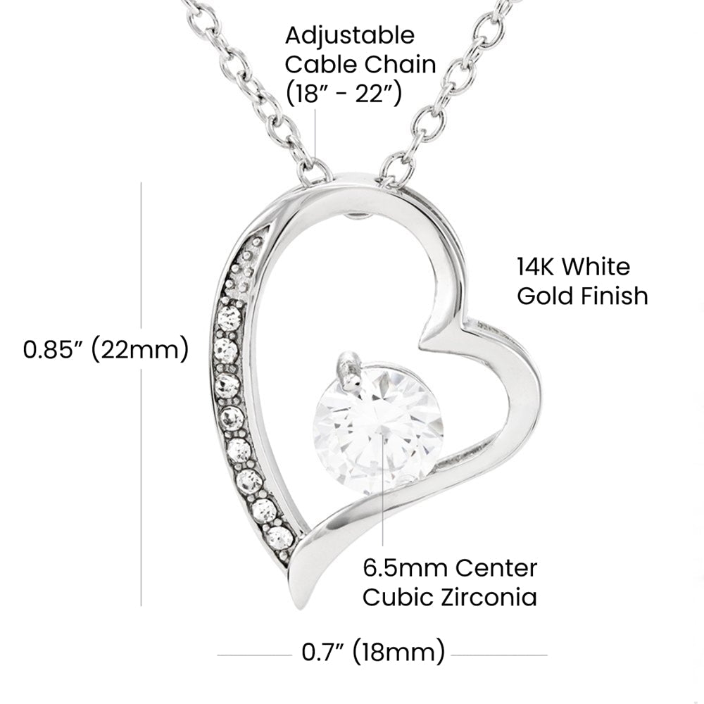 Apology Gift For Her - I'm Truly Sorry - Forever Love Necklace