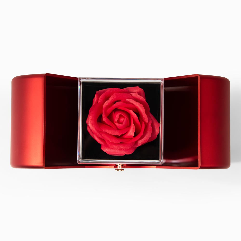 Apology Gift For Her - Alluring Beauty Necklace with Red Heart Rose Box