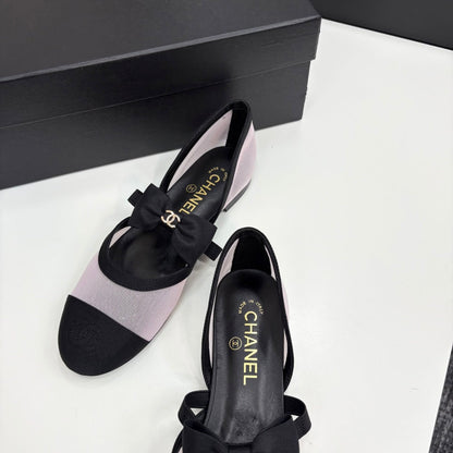 Chanel 2025 Hollow Bow Ballet Flats – 2025 Collection