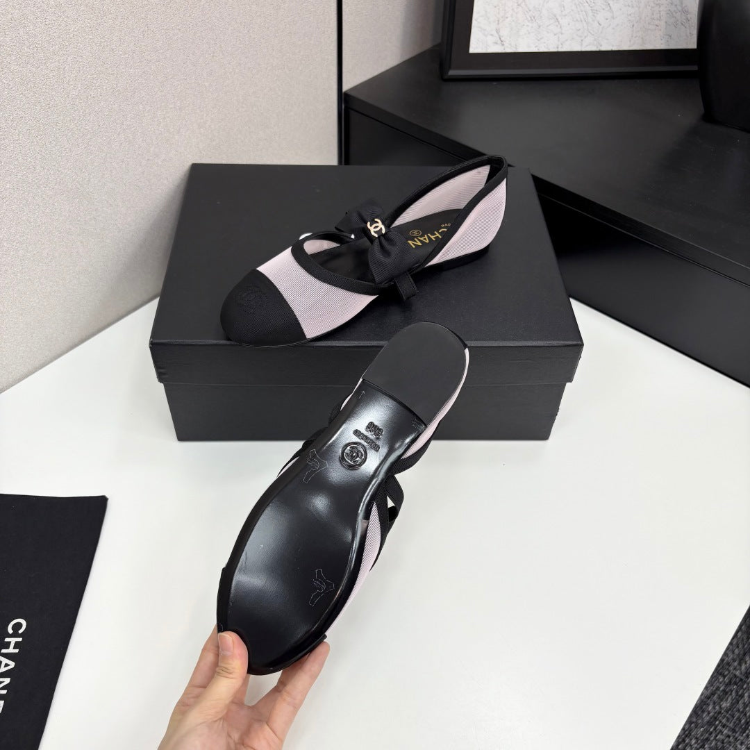Chanel 2025 Hollow Bow Ballet Flats – 2025 Collection