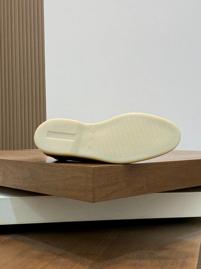 Loro Piana Suede Leather Slip-On Loafers – Unisex
