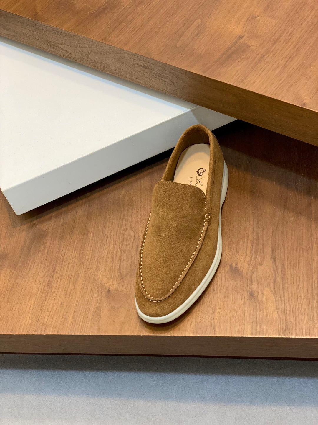 Loro Piana Suede Leather Slip-On Loafers – Unisex