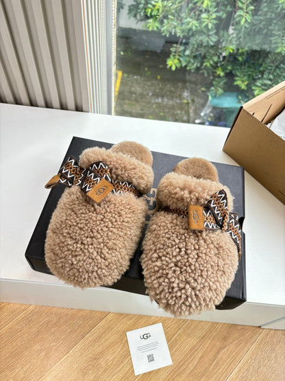 UGG Autumn/Winter Wool Slippers