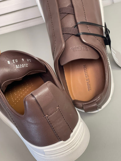 Zegna SECONDSKIN Triple Stitch Low-Top Sneakers