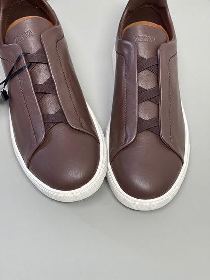 Zegna SECONDSKIN Triple Stitch Low-Top Sneakers