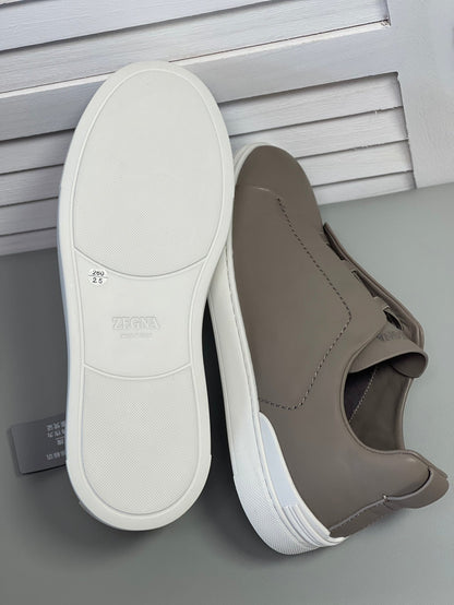 Zegna SECONDSKIN Triple Stitch Low-Top Sneakers