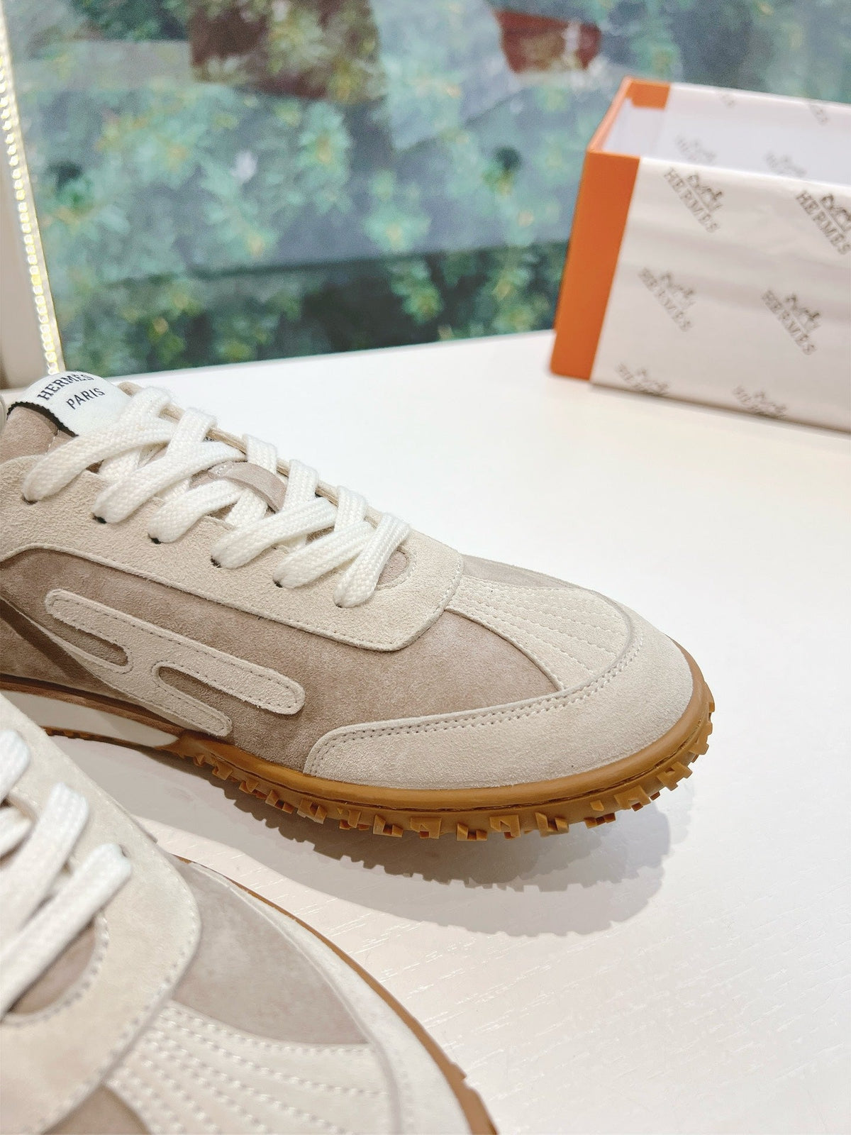 Hermès Bouncing Calfskin Sneakers
