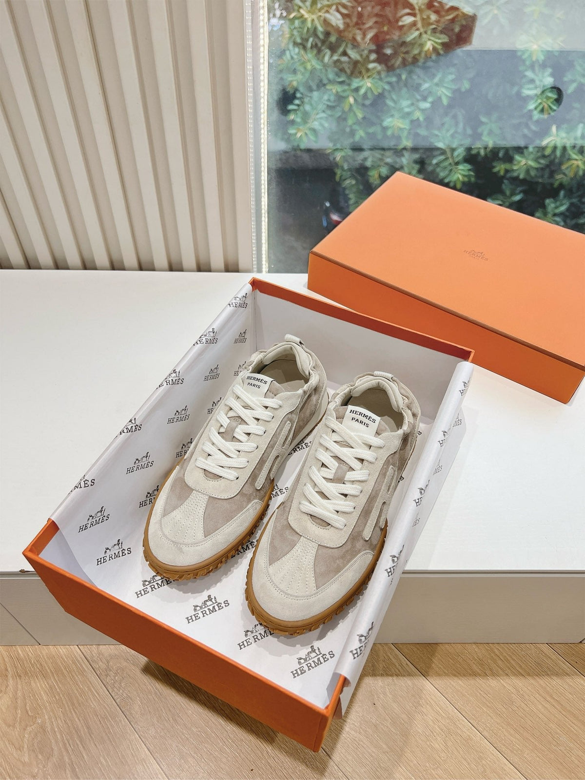 Hermès Bouncing Calfskin Sneakers