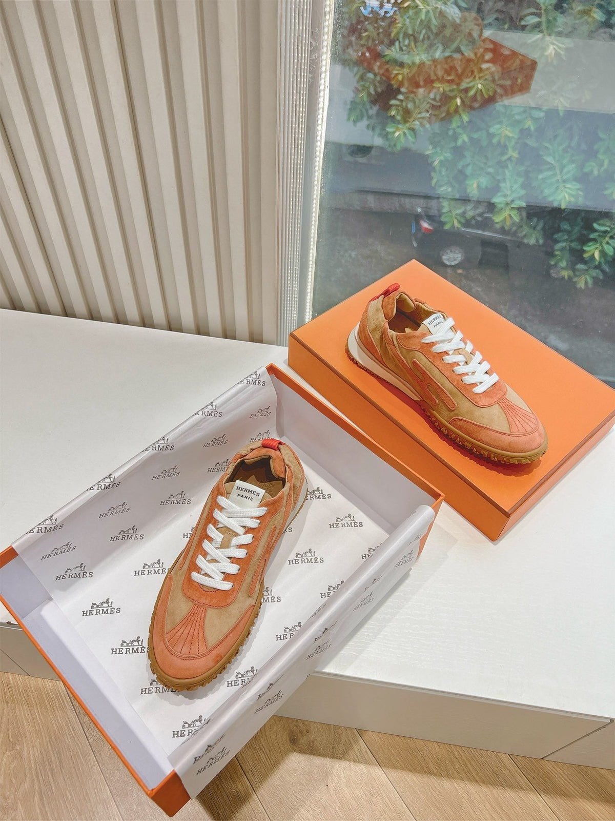 Hermès Bouncing Calfskin Sneakers