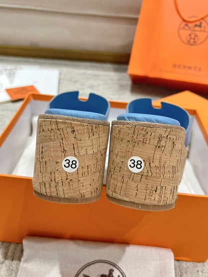 Hermès Wedge Sandals – 2024 Spring/Summer Collection