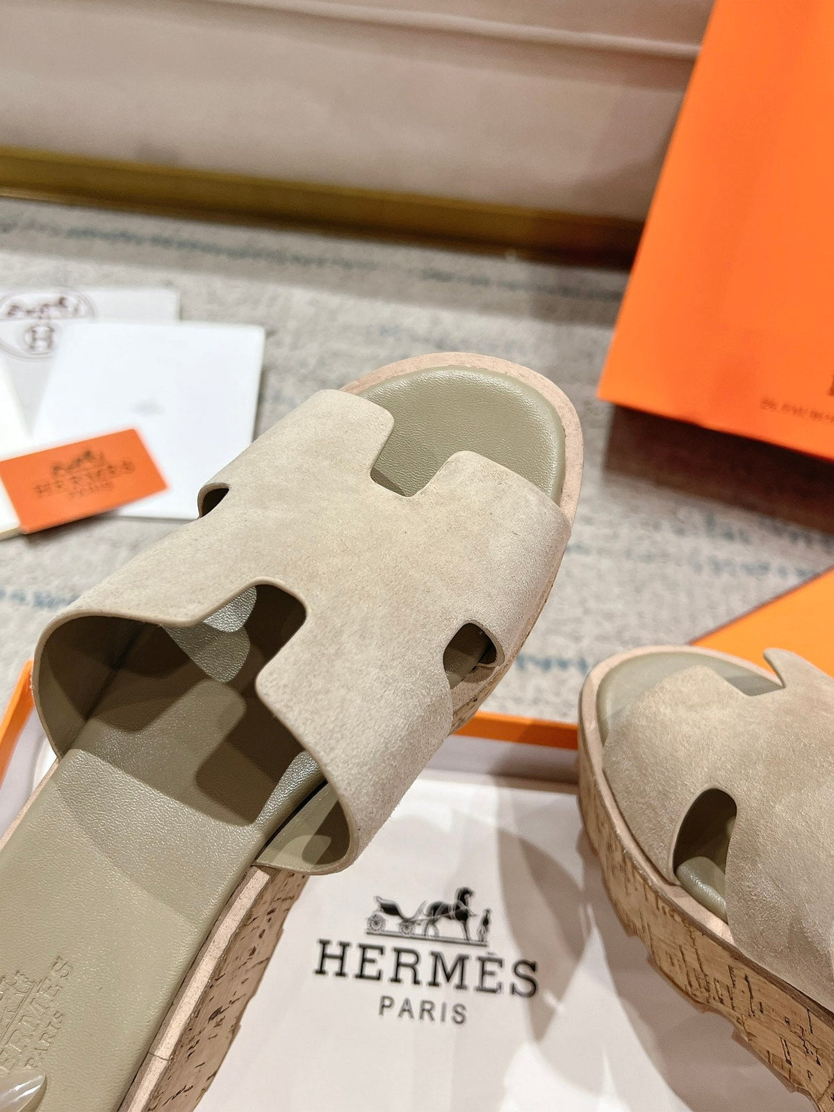Hermès Wedge Sandals – 2024 Spring/Summer Collection