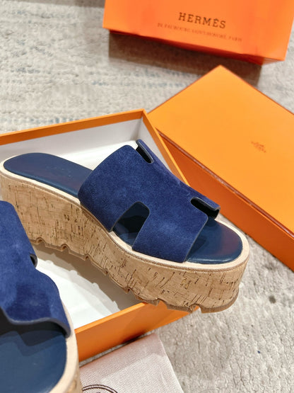 Hermès Wedge Sandals – 2024 Spring/Summer Collection