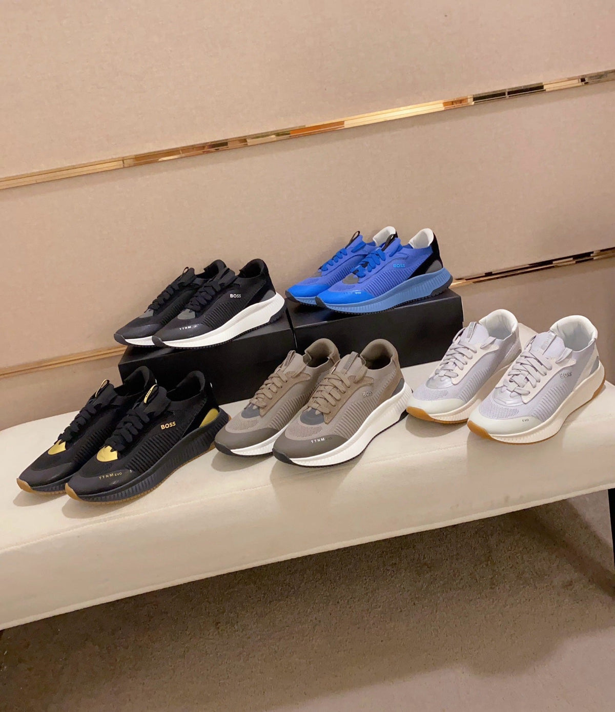 Boss Latest Casual Fly-Knit Sneakers