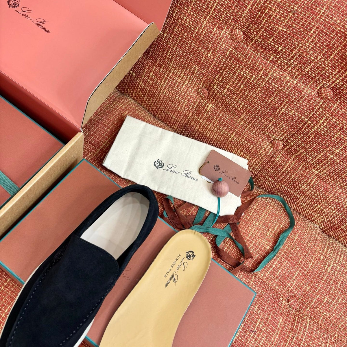 Loro Piana Suede Loafers