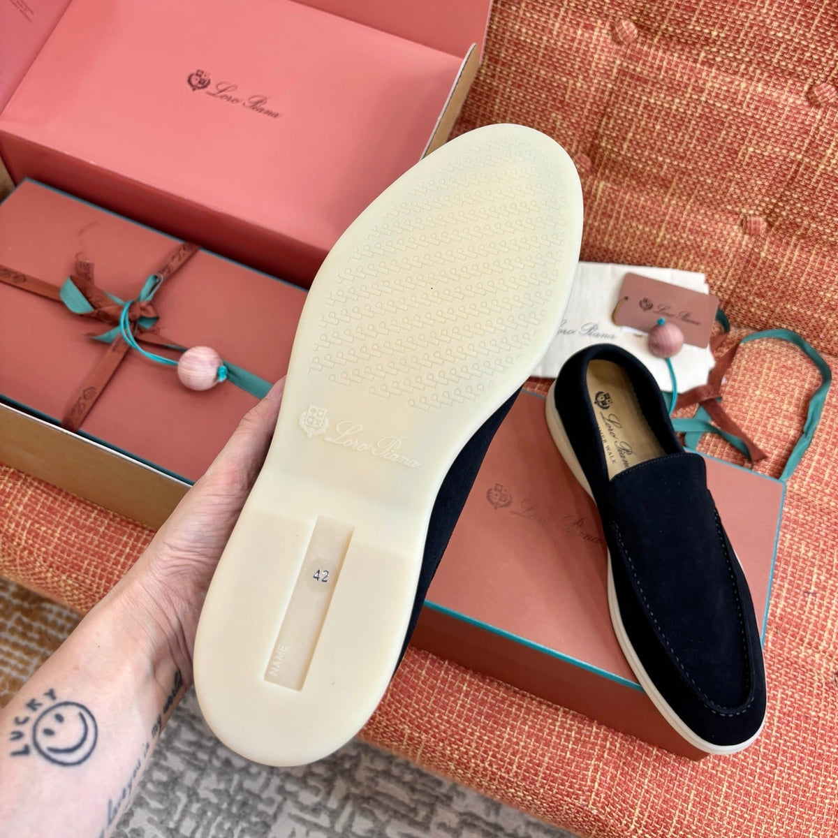Loro Piana Suede Loafers