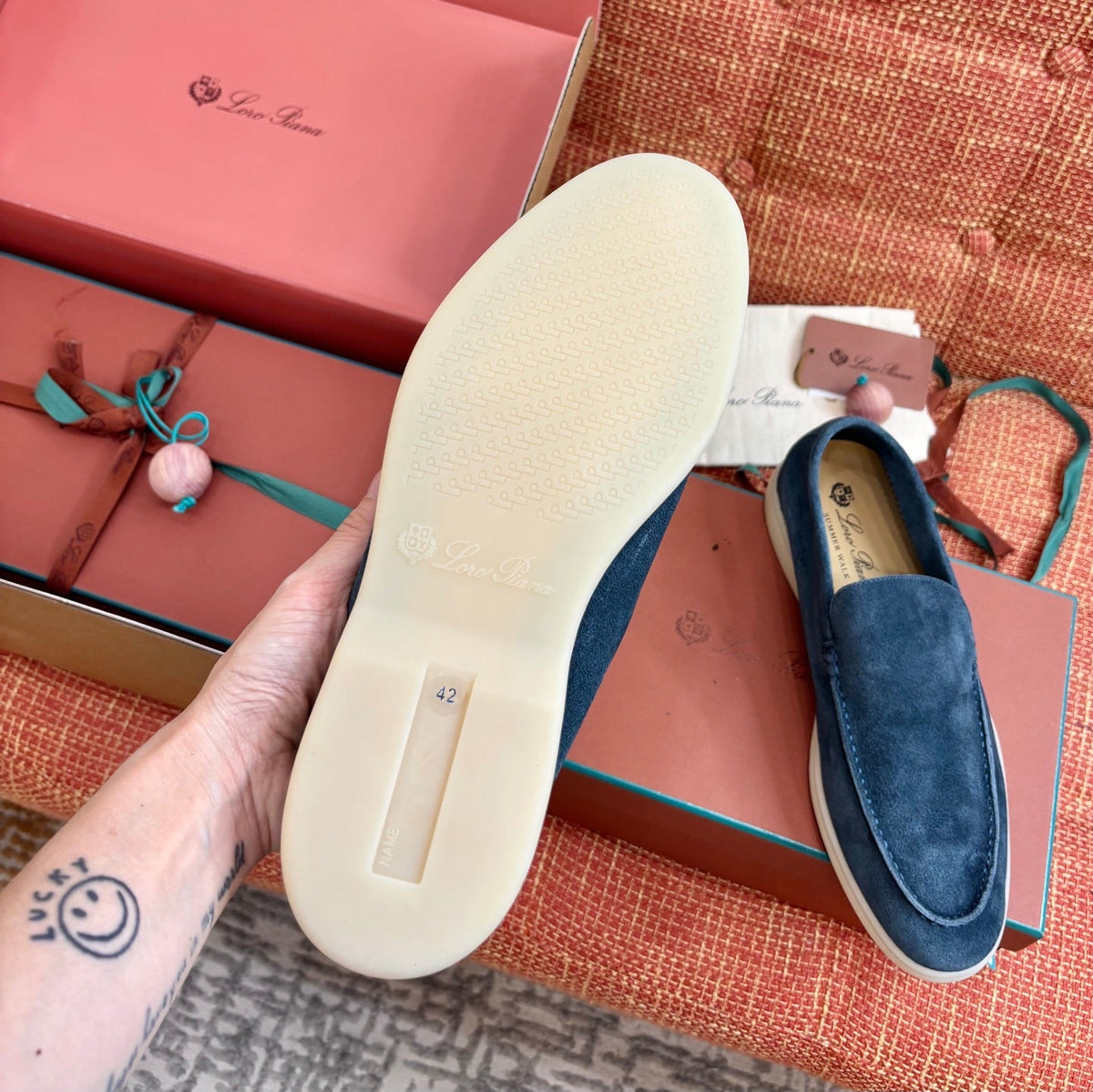 Loro Piana Suede Loafers