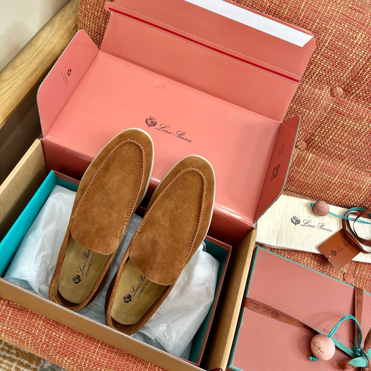 Loro Piana Suede Loafers