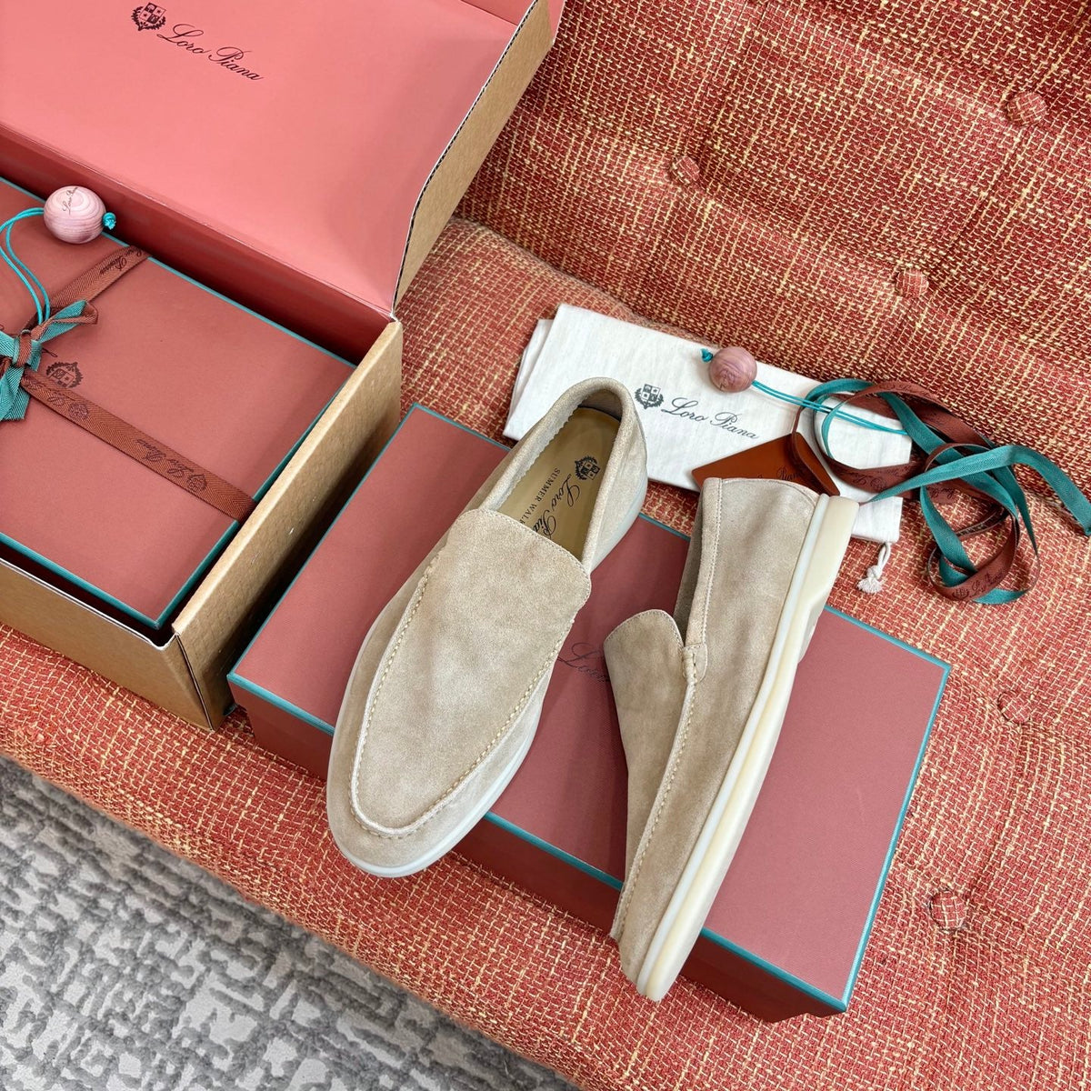 Loro Piana Suede Loafers