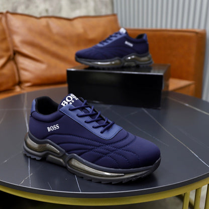 Boss Men's Knit Sport Sneakers