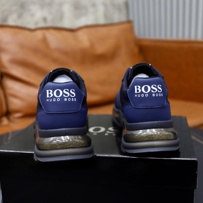 Boss Men's Knit Sport Sneakers