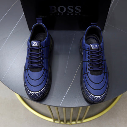 Boss Men's Knit Sport Sneakers