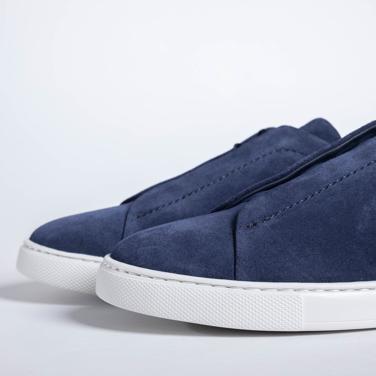 Zegna SECONDSKIN Triple Stitch Low-Top Sneakers