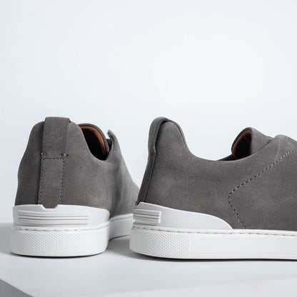 Zegna SECONDSKIN Triple Stitch Low-Top Sneakers