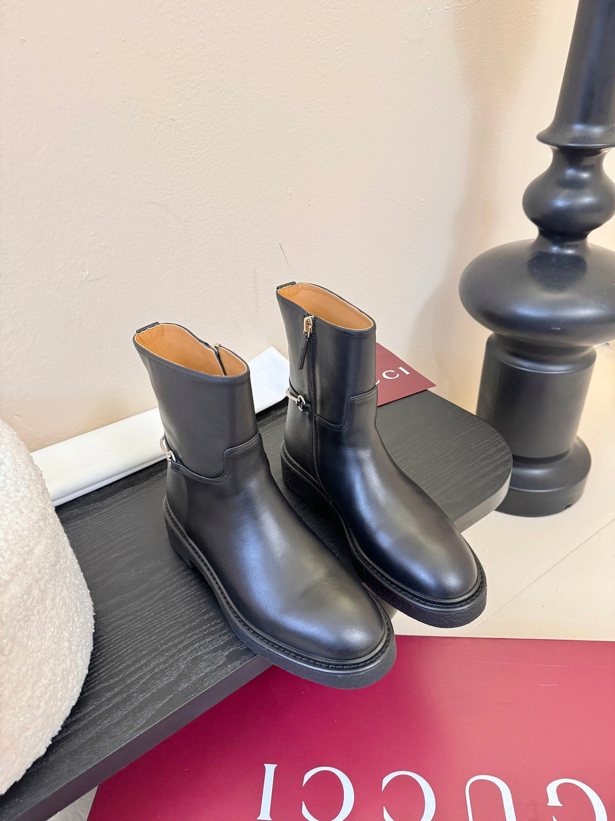 Gucci Runway Suede Boots