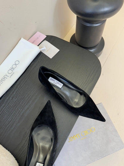 Jimmy Choo Suede Pumps – 2025 Fall Collection