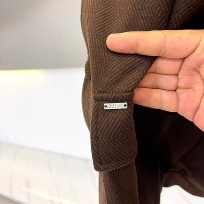 Zegna Stand Collar Minimalist Jacket – 25SS