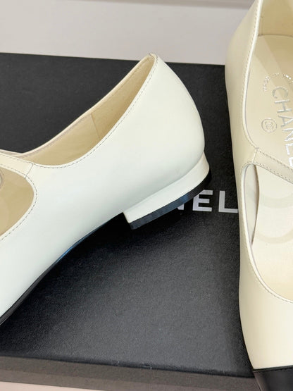 Chanel Rhinestone Double C Mary Jane Flats – 25K Collection