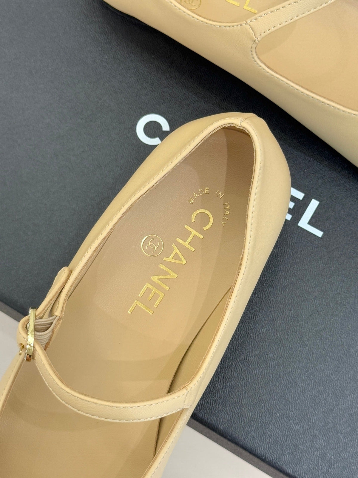 Chanel Rhinestone Double C Mary Jane Flats – 25K Collection