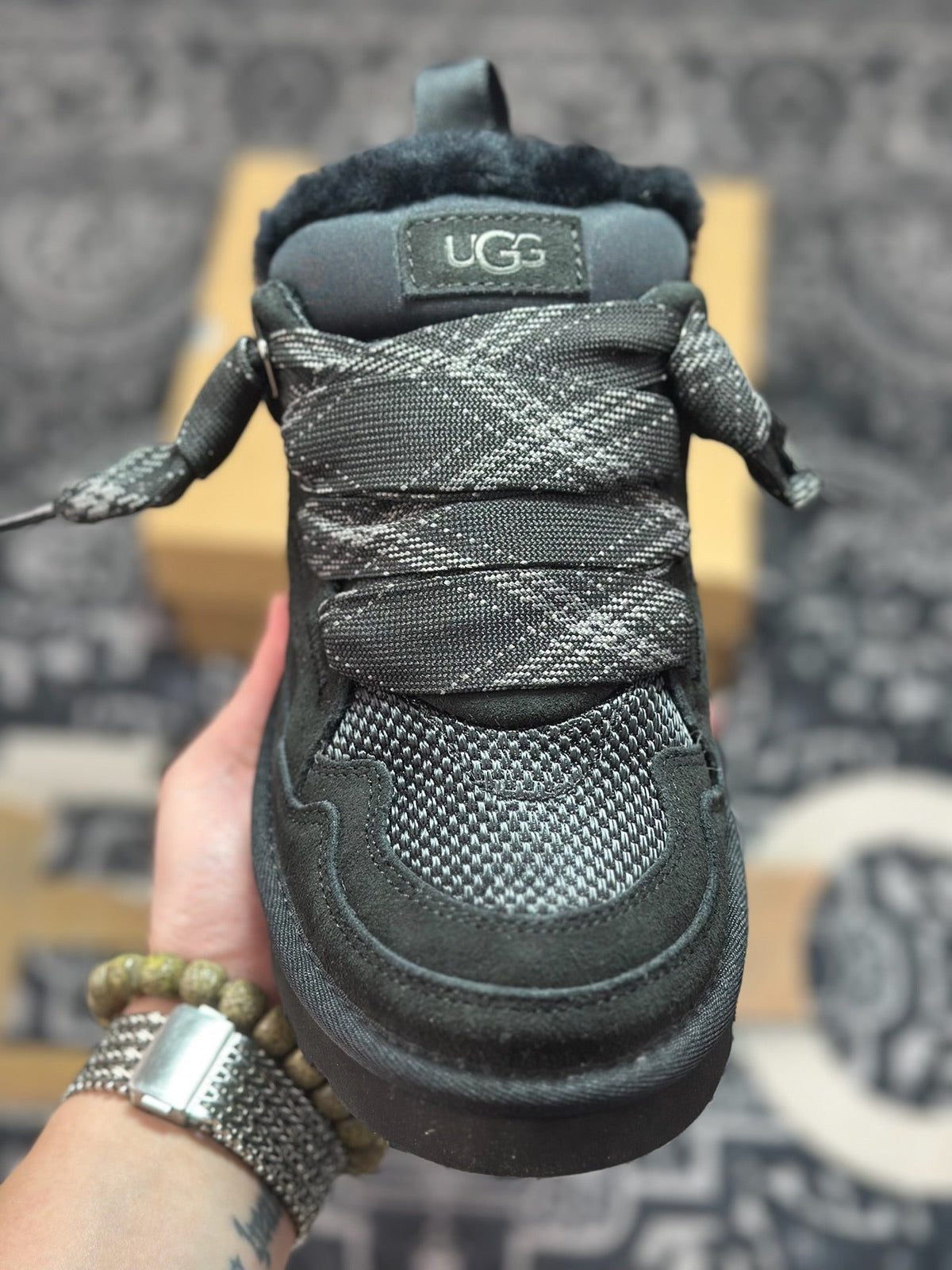 UGG Lowmel Sheepskin Snow Boots