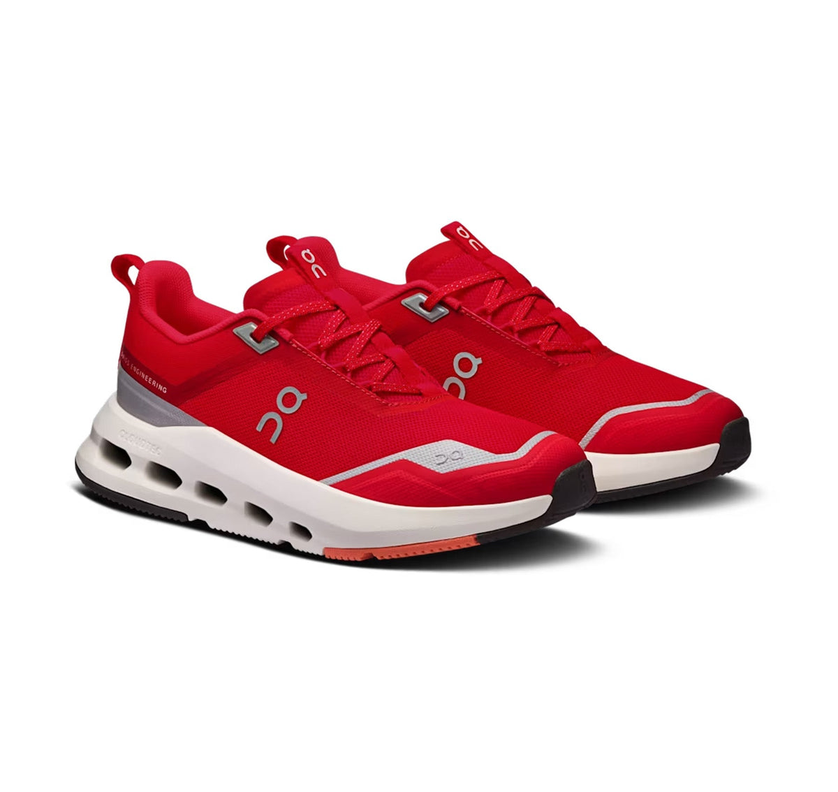ON Big Kid's Cloudnova Red/Terra
