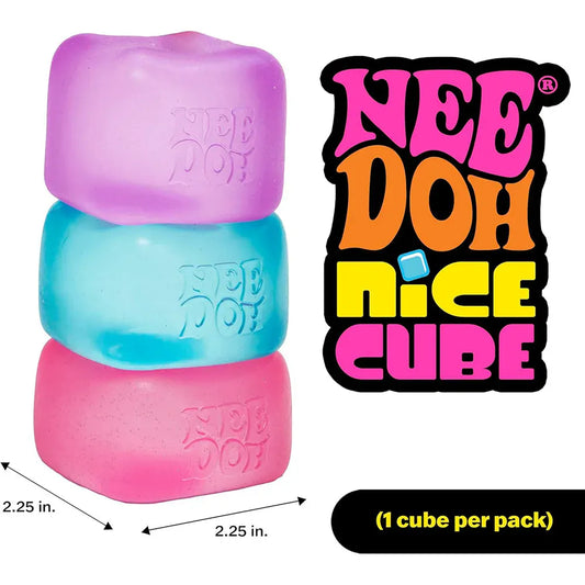 Schylling Needoh Nice Cube Sensory Fidget Toy Cube Stress Relief Tool